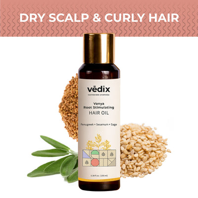 Vanya Root Stimulating Ayurvedic Hair Oil