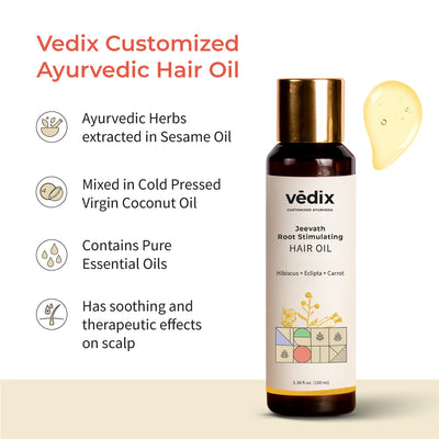 Jeevath Root Stimulating Ayurvedic Hair Oil